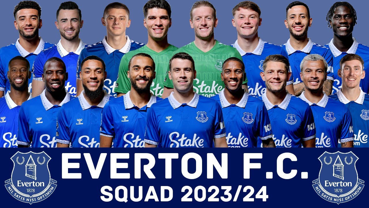 Đội hình, Danh sách cầu thủ Everton mùa giải 2023/24